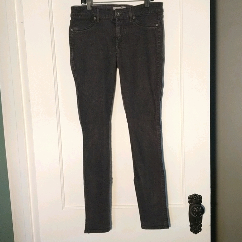 Rich & Skinny faded black ankle skinny jeans 27